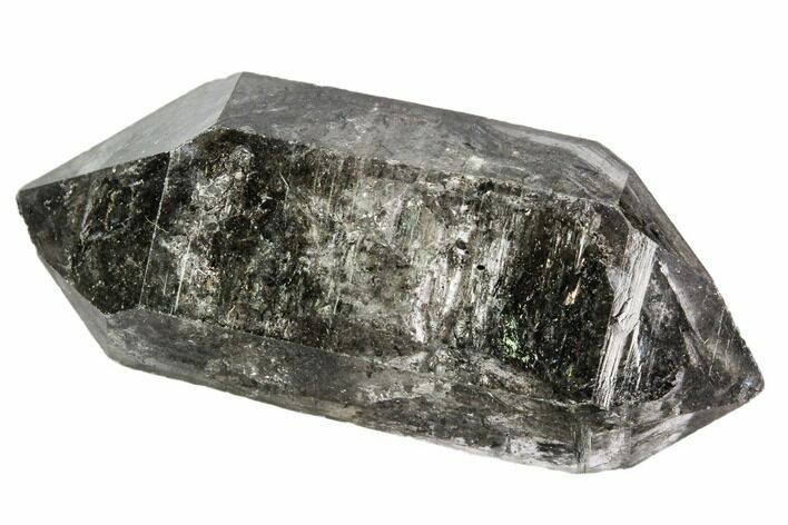 Double-Terminated Smoky Quartz Crystal - Tibet #104447